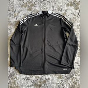 Adidas NWT Women’s Lightweight Athletic Zippered Jacket in Black • XL